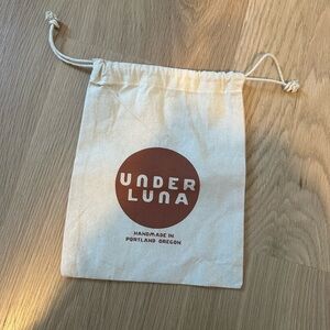 Under Luna 100% organic cotton Drawstring Bag